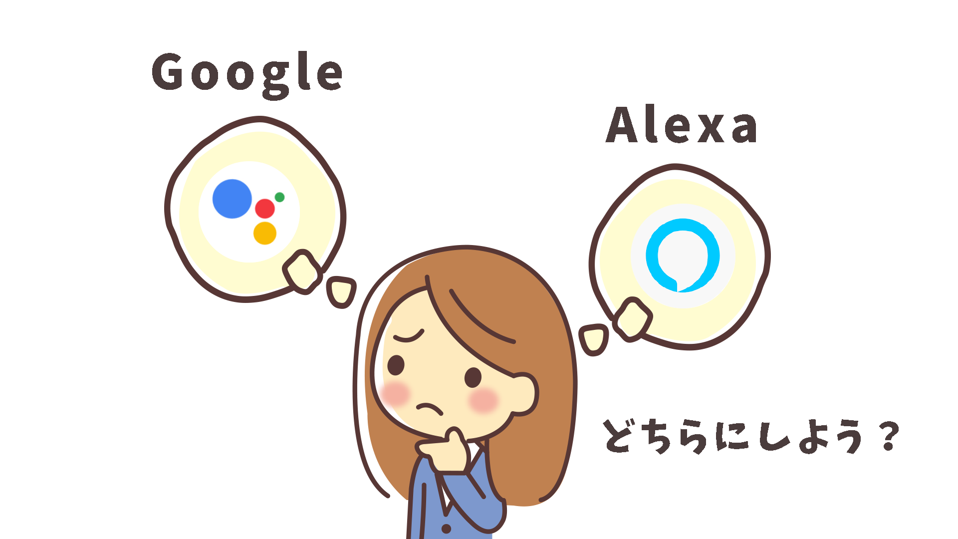 Google アシスタント　alexa
