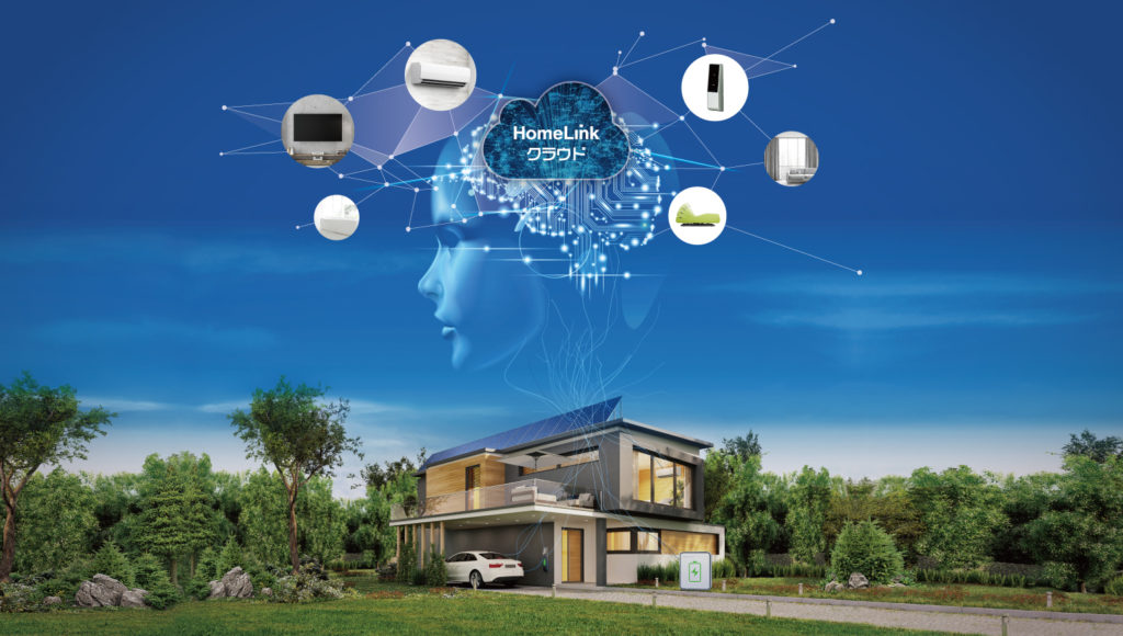 HomeLinkクラウドが住宅の頭脳となり、住宅エネルギーを最適制御いたします。