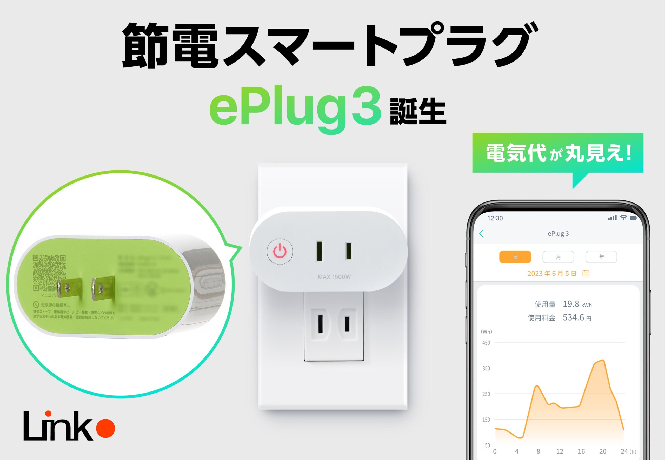 節電スマートプラグ「ePlug3」誕生