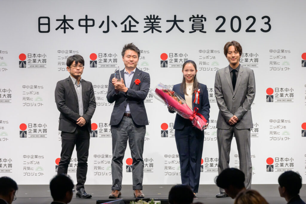 日本中小企業大賞2023 新規チャレンジ賞市場開拓部門最優秀賞を受賞しました