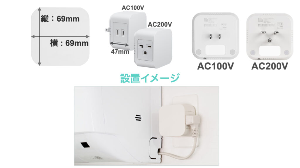 法人向けスマートリモコンeRemoteAC_設置イメージ