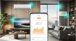 eNeSensorで電力資料状況をグラフで確認