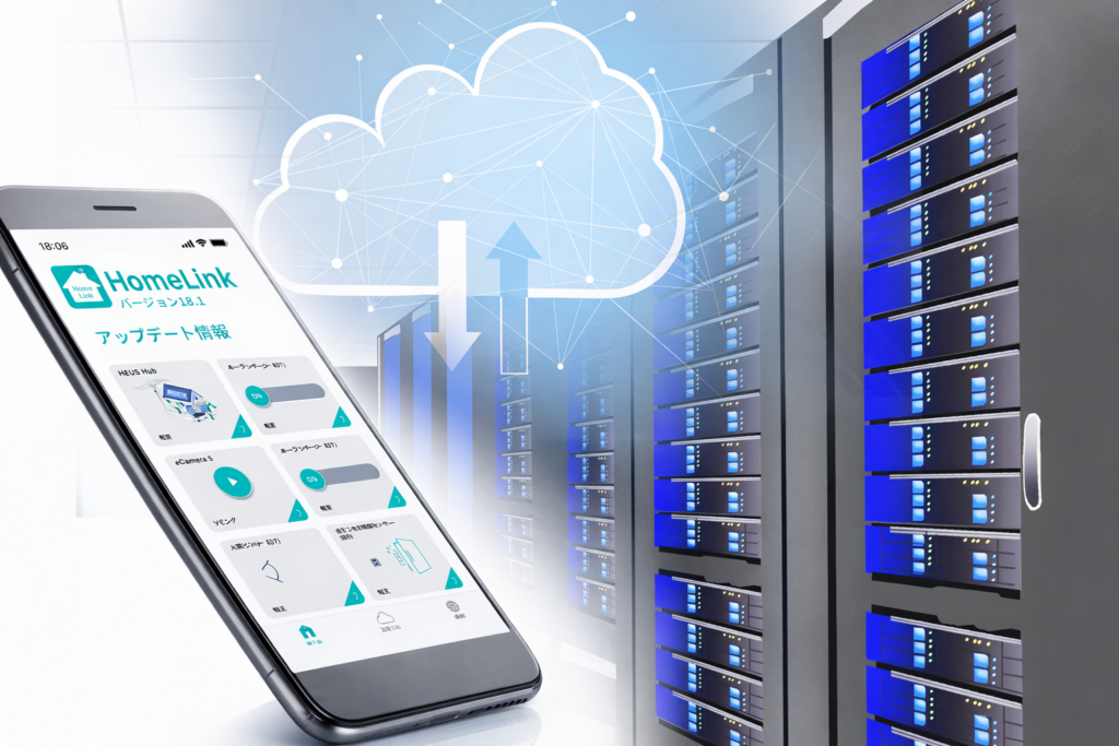 HomeLinkアプリは毎月アップデート